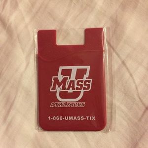 UMass sticky cell phone wallet